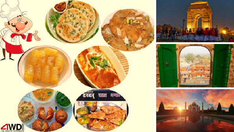 Taste the Cuisines at North India during Your Golden Triangle